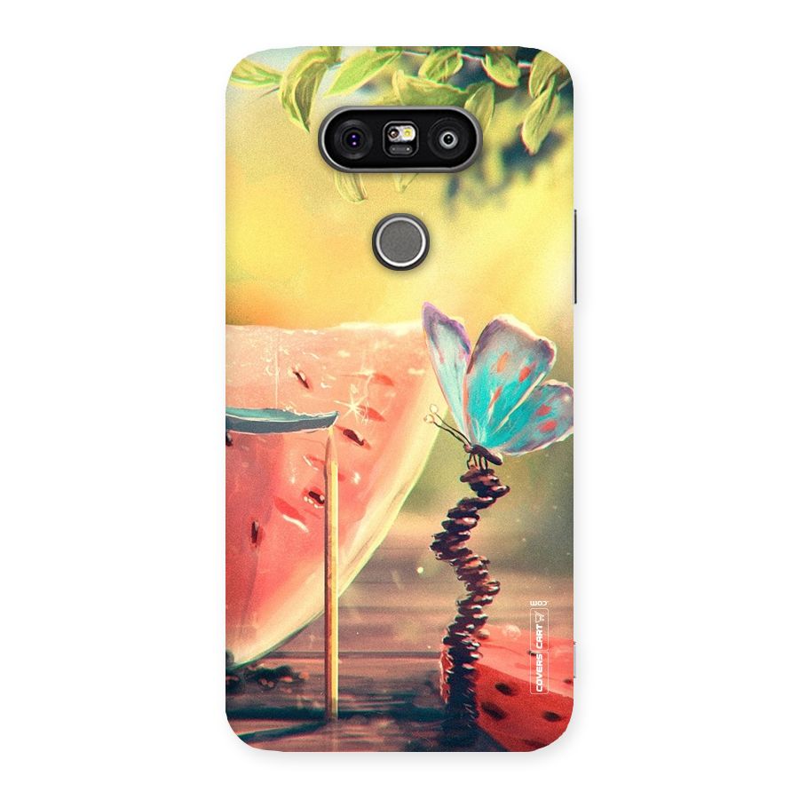 Watermelon Butterfly Back Case for LG G5
