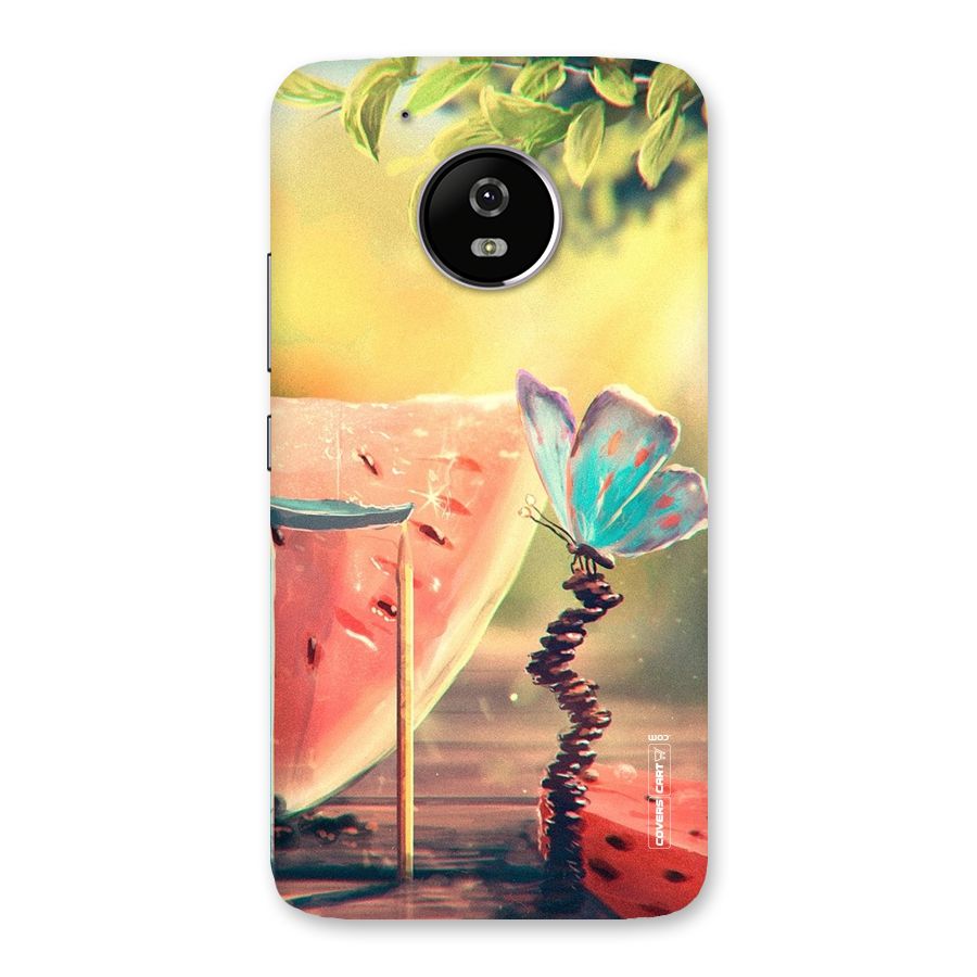 Watermelon Butterfly Back Case for Moto G5