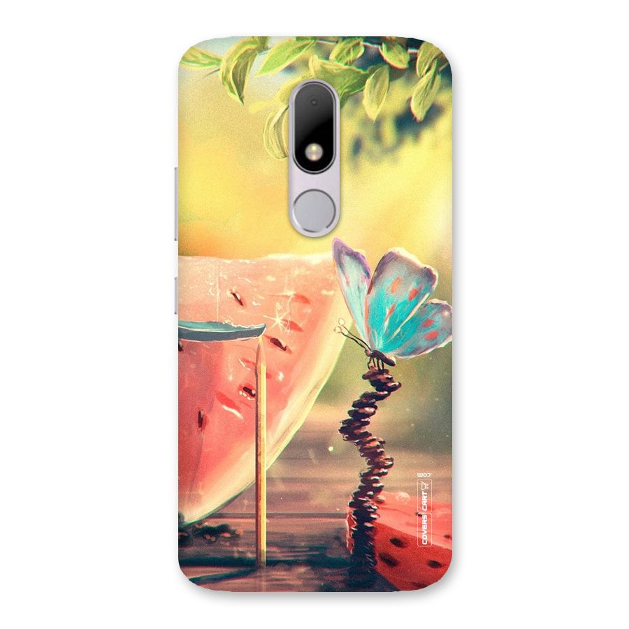 Watermelon Butterfly Back Case for Moto M