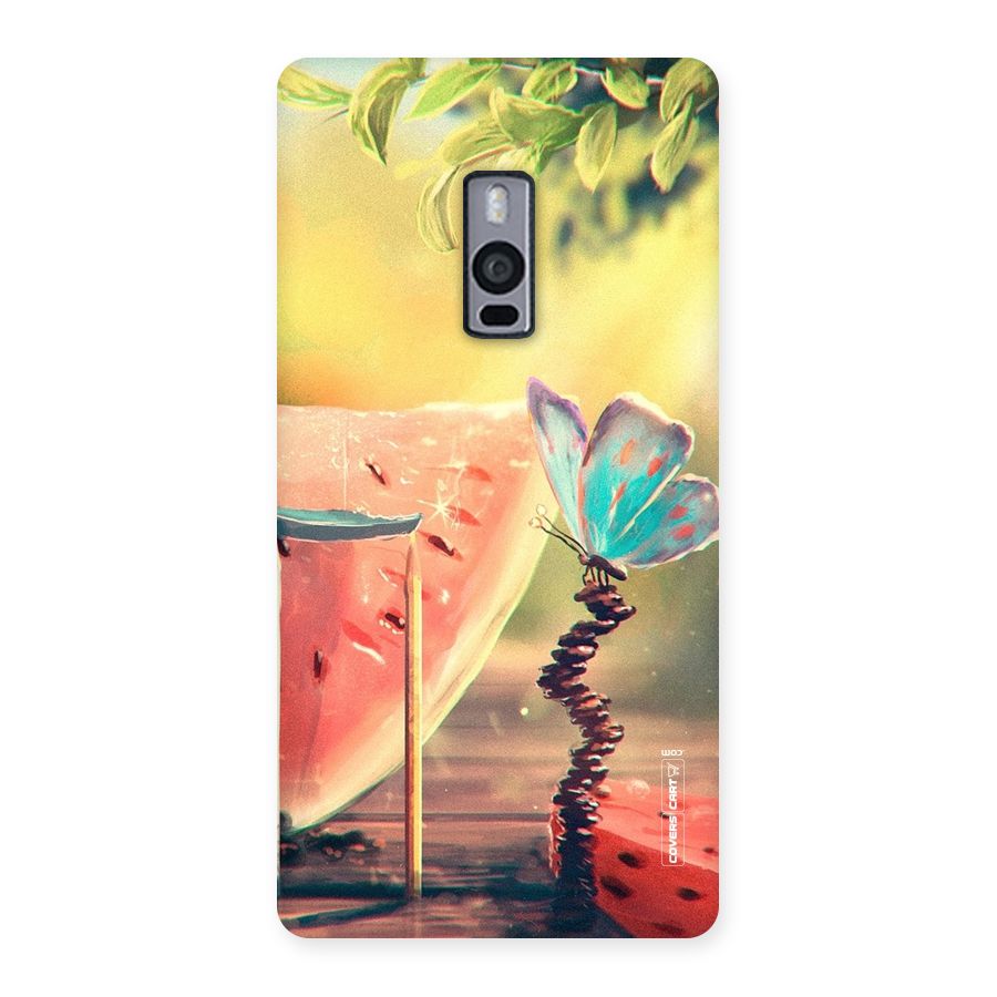 Watermelon Butterfly Back Case for OnePlus Two
