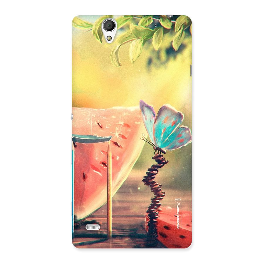 Watermelon Butterfly Back Case for Sony Xperia C4