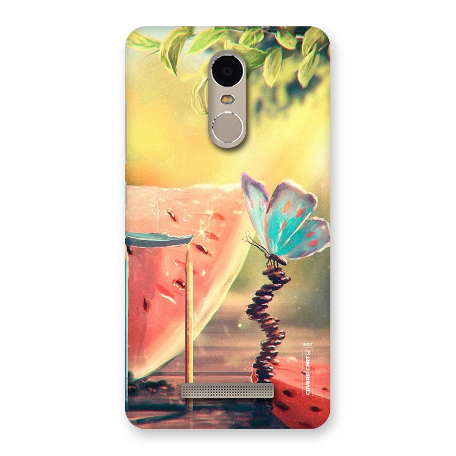 Watermelon Butterfly Back Case for Xiaomi Redmi Note 3