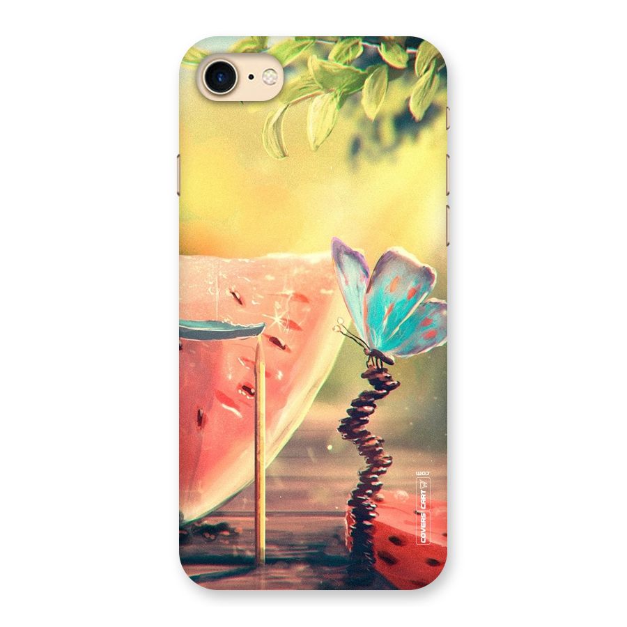 Watermelon Butterfly Back Case for iPhone 7