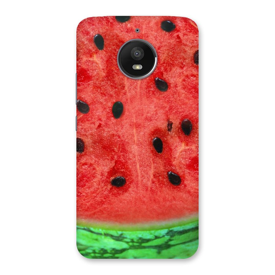 Watermelon Design Back Case for Moto E4 Plus