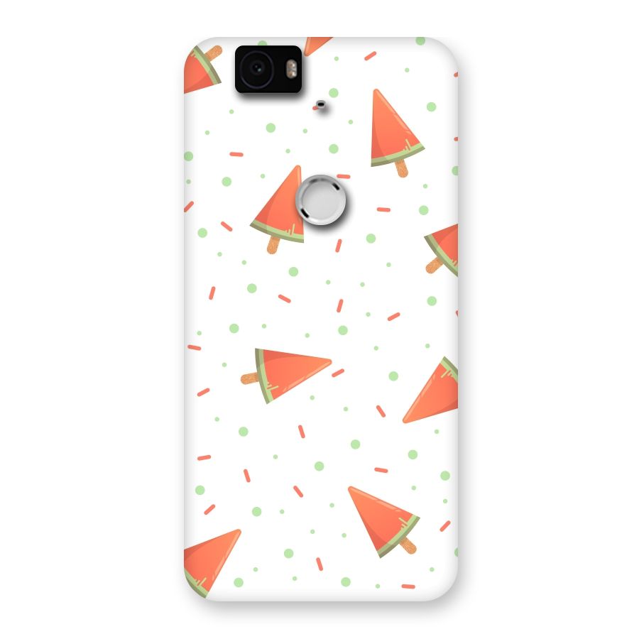 Watermelon Ice Creams Back Case for Google Nexus-6P