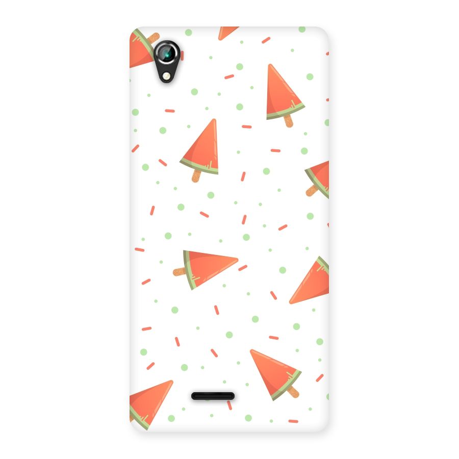 Watermelon Ice Creams Back Case for Lava Iris 800