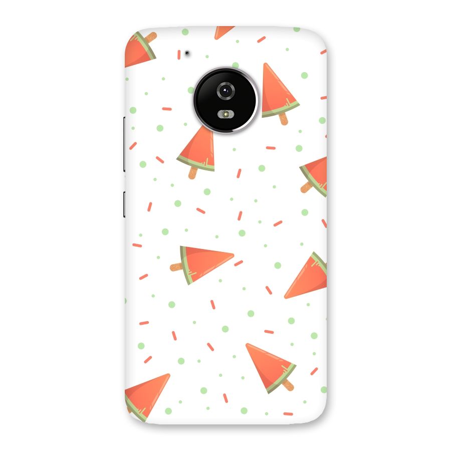 Watermelon Ice Creams Back Case for Moto G5