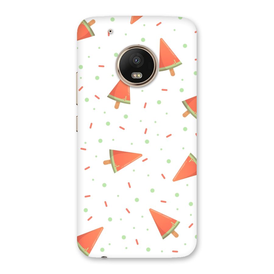 Watermelon Ice Creams Back Case for Moto G5 Plus