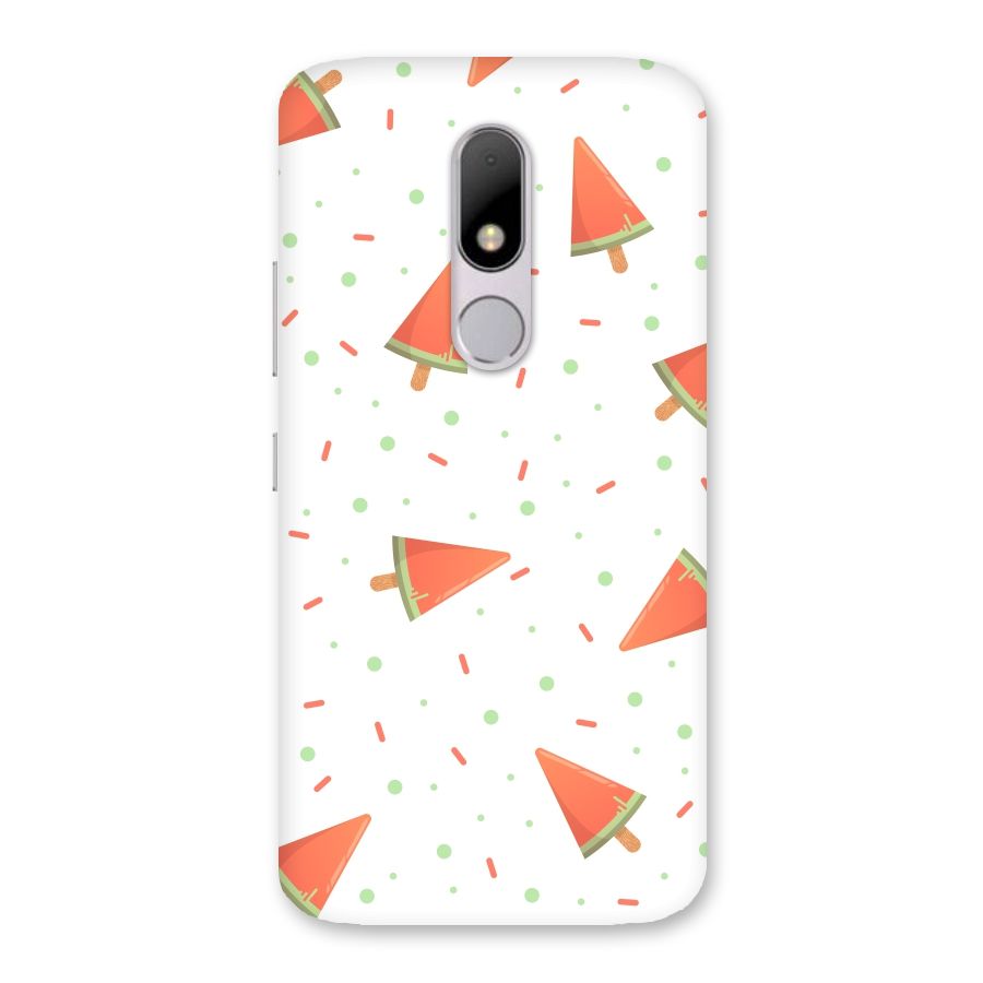 Watermelon Ice Creams Back Case for Moto M