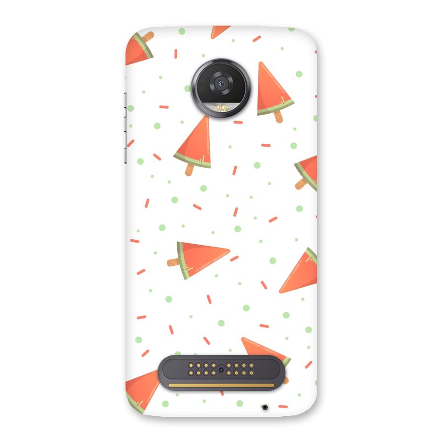 Watermelon Ice Creams Back Case for Moto Z2 Play