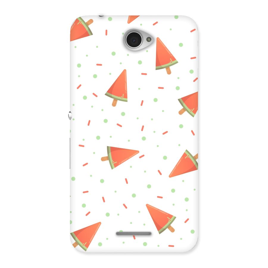 Watermelon Ice Creams Back Case for Sony Xperia E4