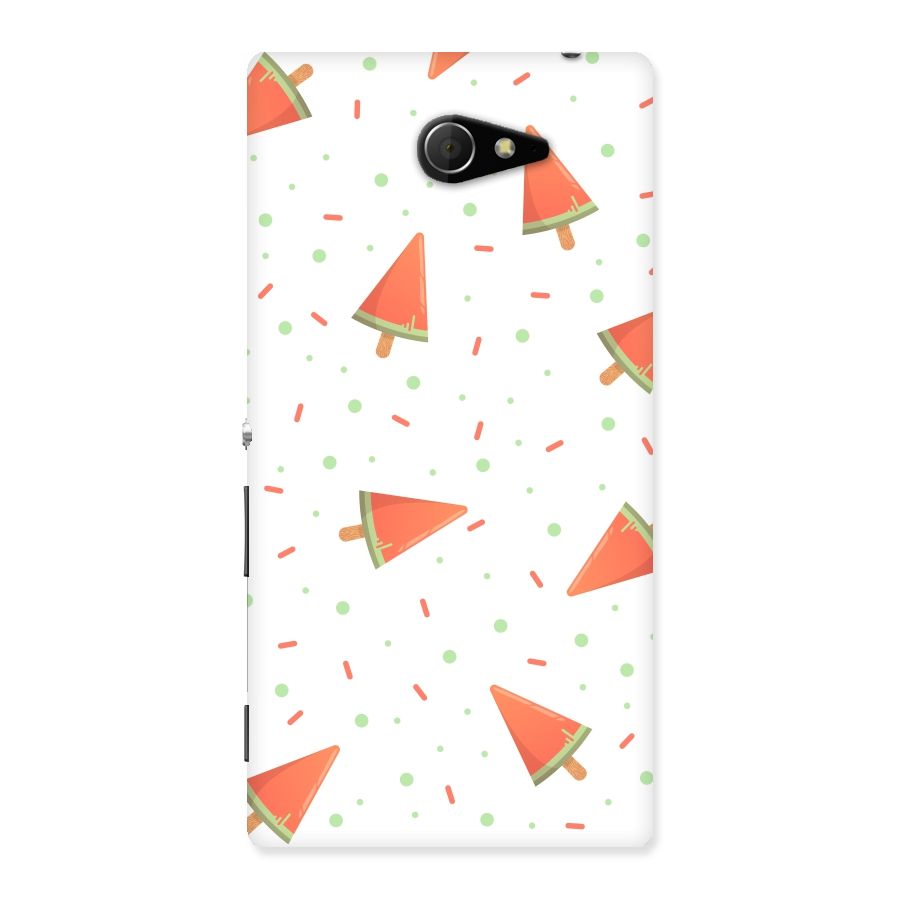 Watermelon Ice Creams Back Case for Sony Xperia M2