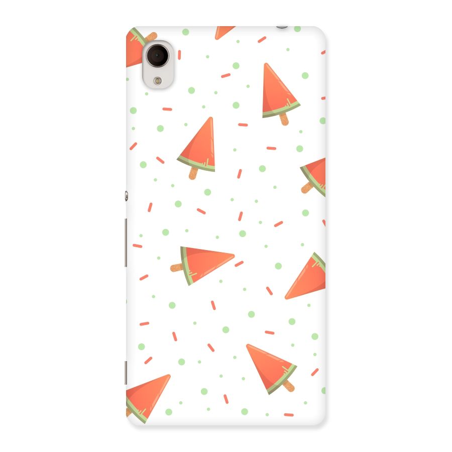 Watermelon Ice Creams Back Case for Sony Xperia M4