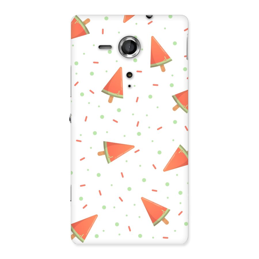 Watermelon Ice Creams Back Case for Sony Xperia SP