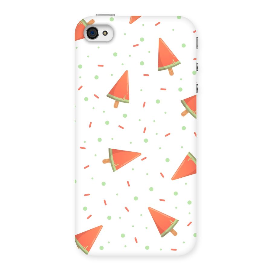 Watermelon Ice Creams Back Case for iPhone 4 4s
