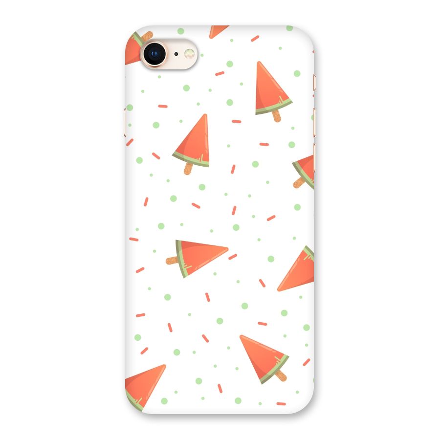 Watermelon Ice Creams Back Case for iPhone 8