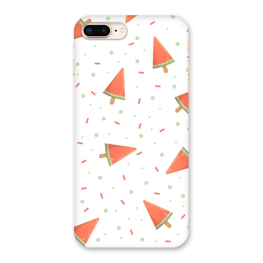 Watermelon Ice Creams Back Case for iPhone 8 Plus