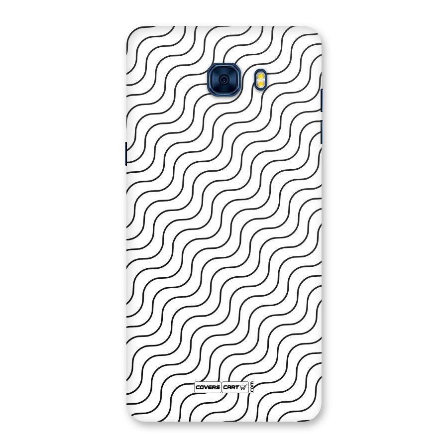 Wavy Pattern Back Case for Galaxy C7 Pro