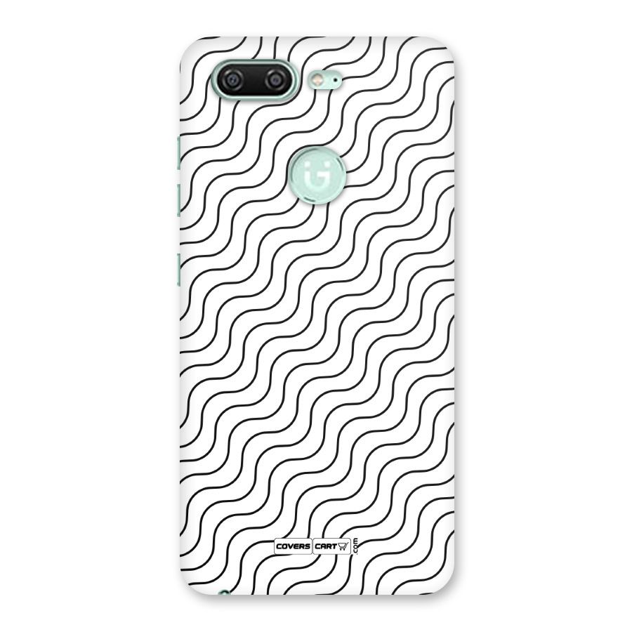 Wavy Pattern Back Case for Gionee S10