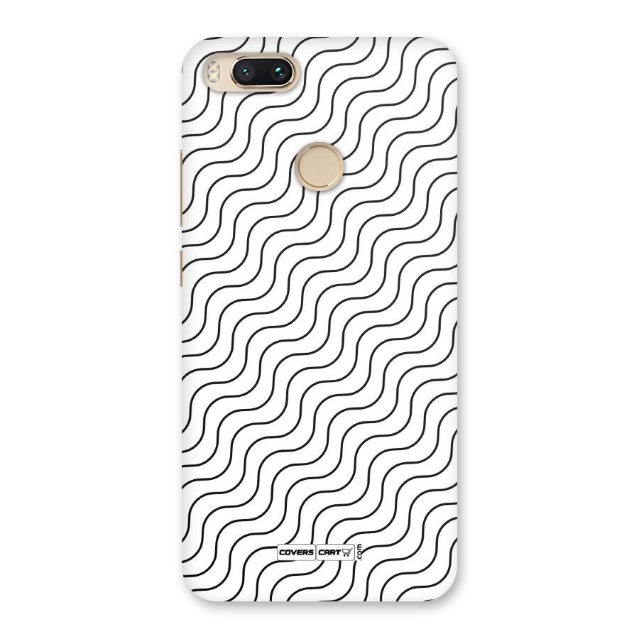 Wavy Pattern Back Case for Mi A1