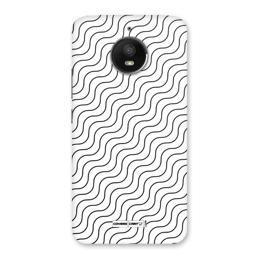 Wavy Pattern Back Case for Moto E4 Plus