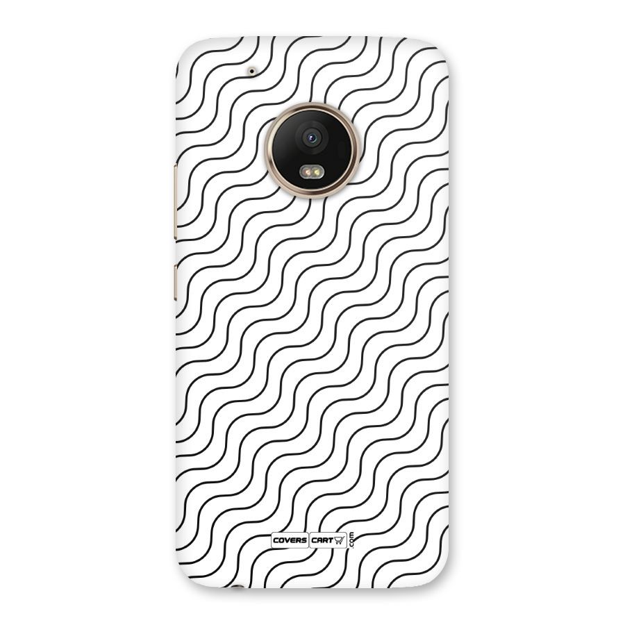 Wavy Pattern Back Case for Moto G5 Plus
