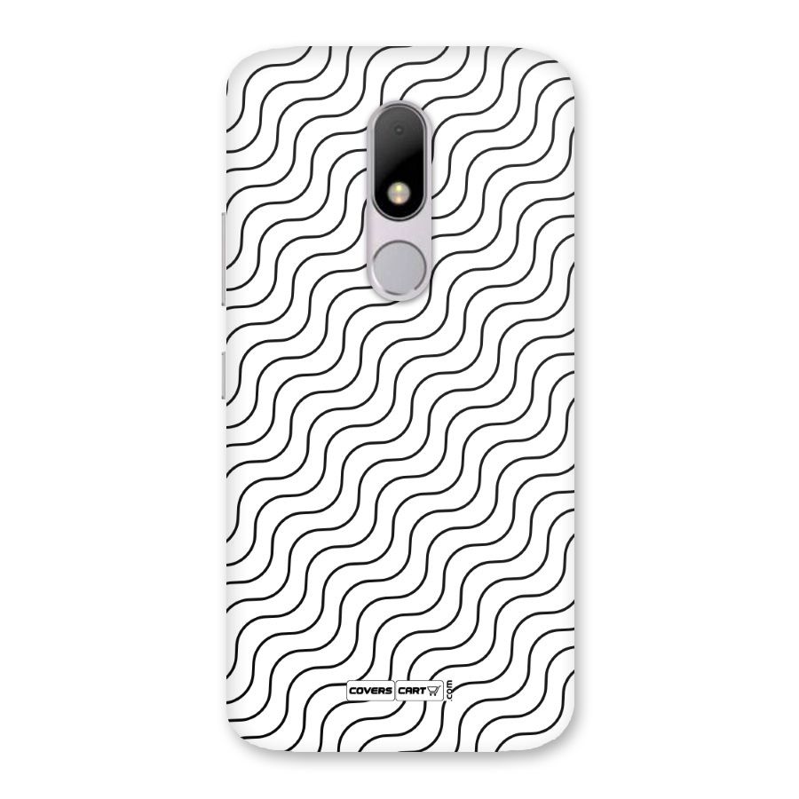 Wavy Pattern Back Case for Moto M