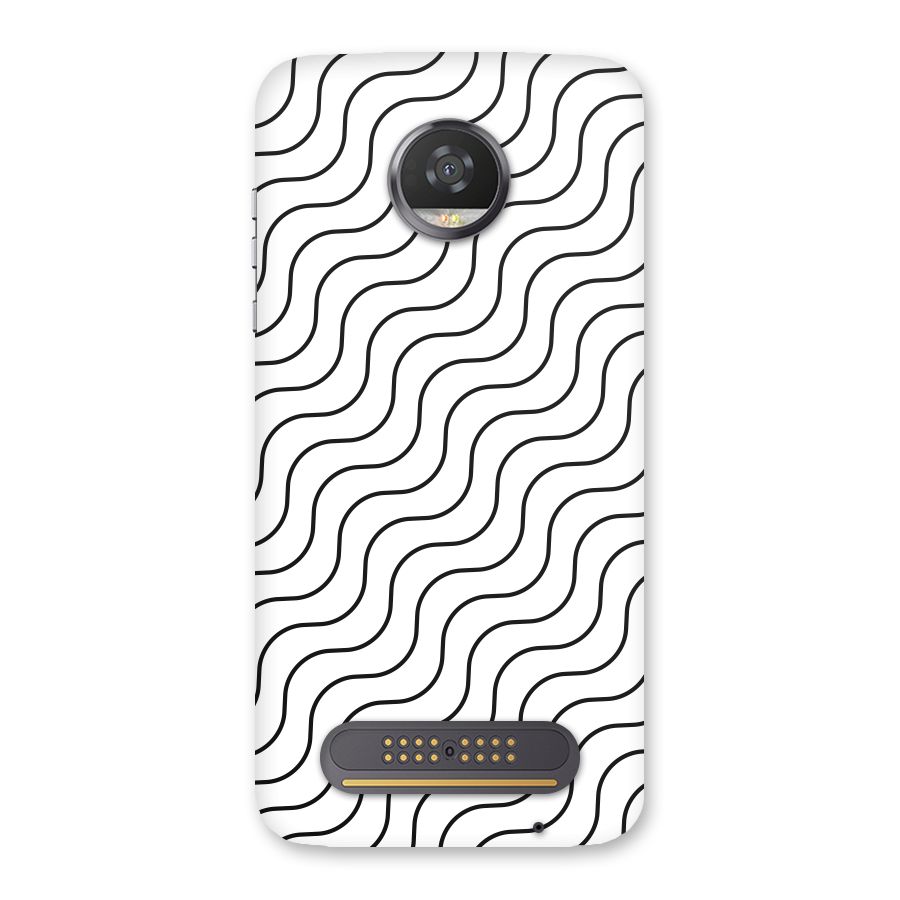 Wavy Pattern Back Case for Moto Z2 Play