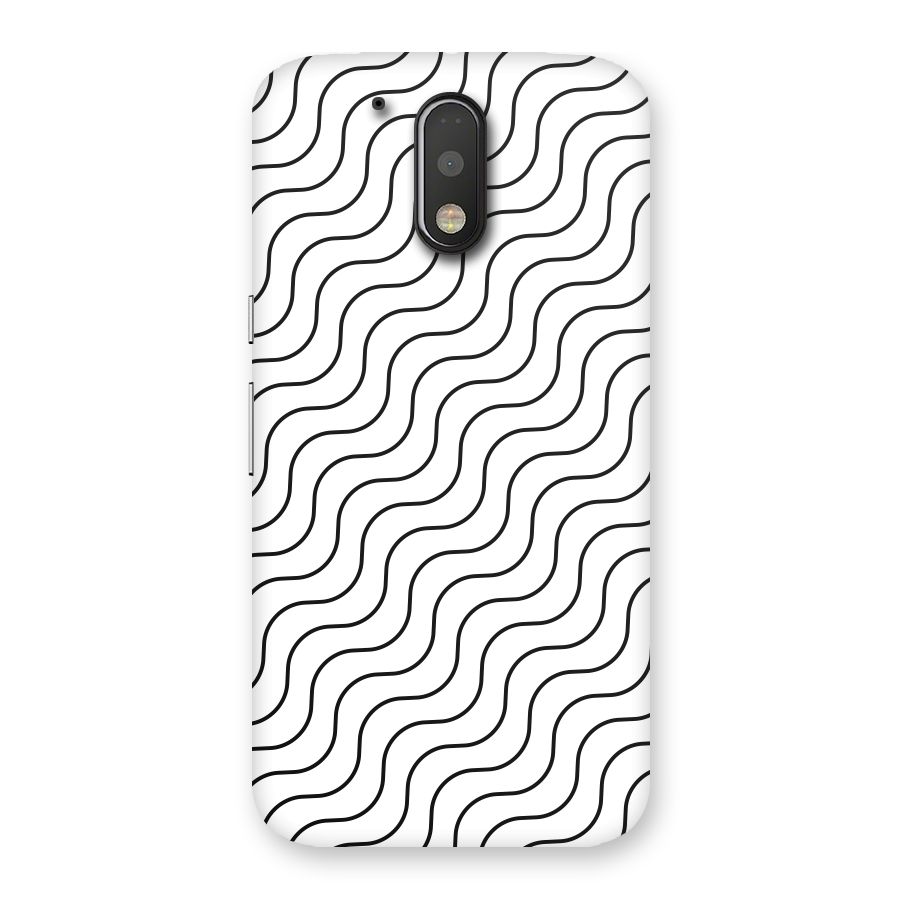 Wavy Pattern Back Case for Motorola Moto G4