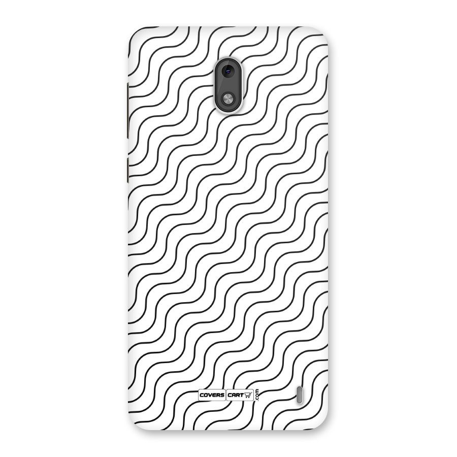 Wavy Pattern Back Case for Nokia 2