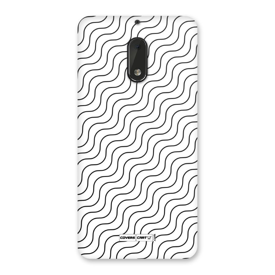 Wavy Pattern Back Case for Nokia 6