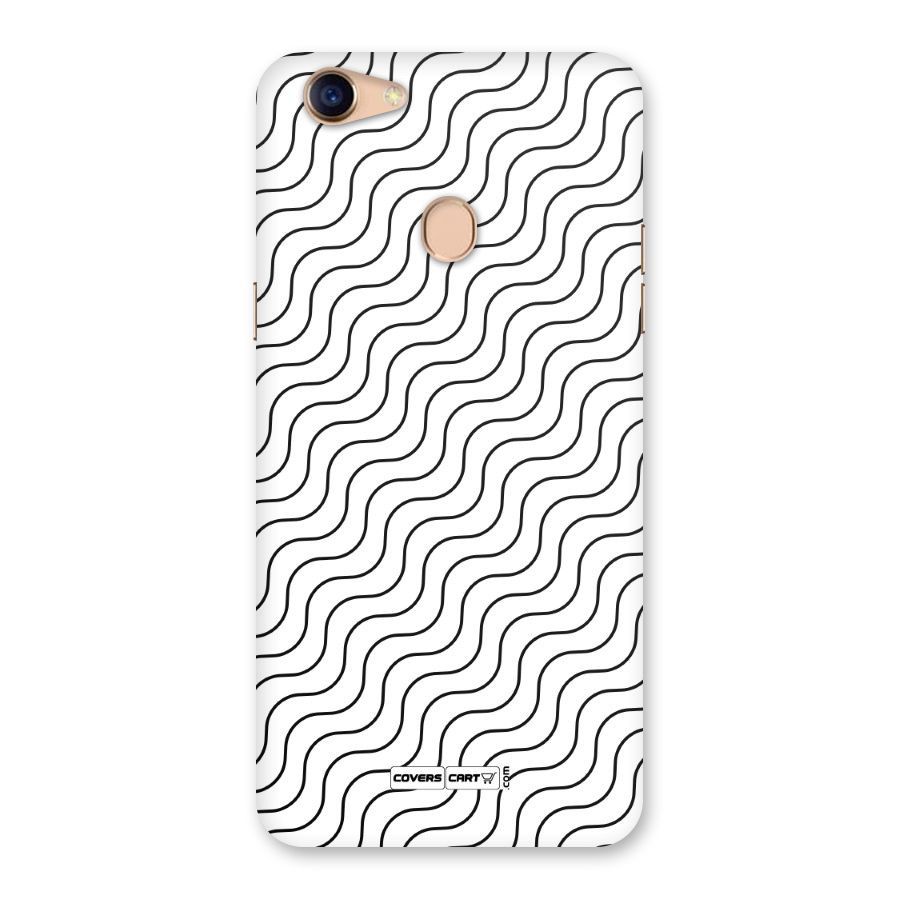 Wavy Pattern Back Case for Oppo F5
