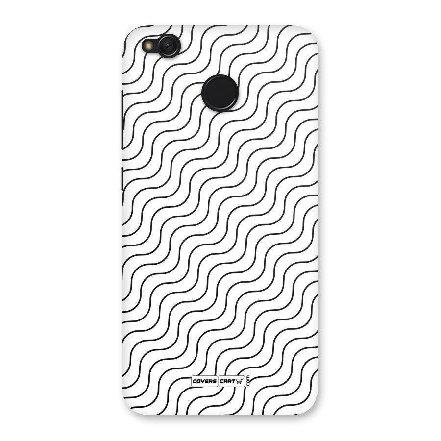 Wavy Pattern Back Case for Redmi 4