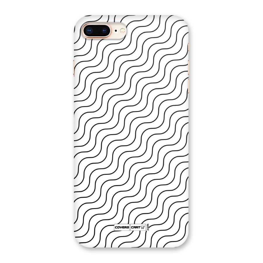 Wavy Pattern Back Case for iPhone 8 Plus