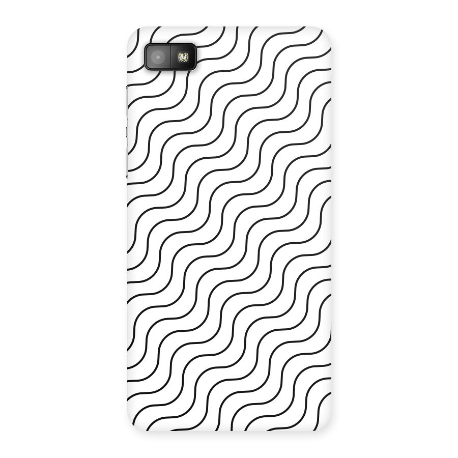 Wavy Pattern Back Case for Blackberry Z10