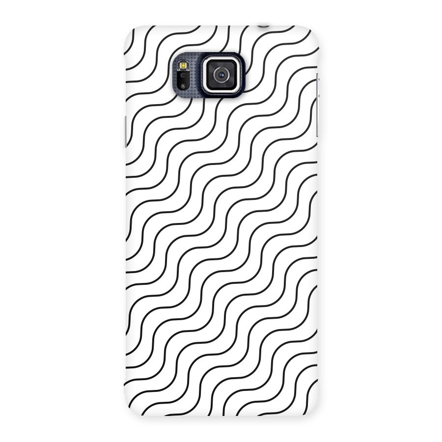 Wavy Pattern Back Case for Galaxy Alpha