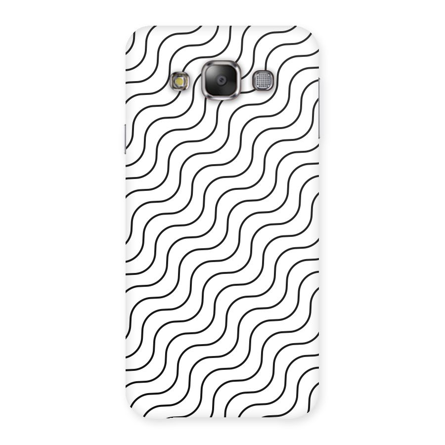 Wavy Pattern Back Case for Galaxy E7