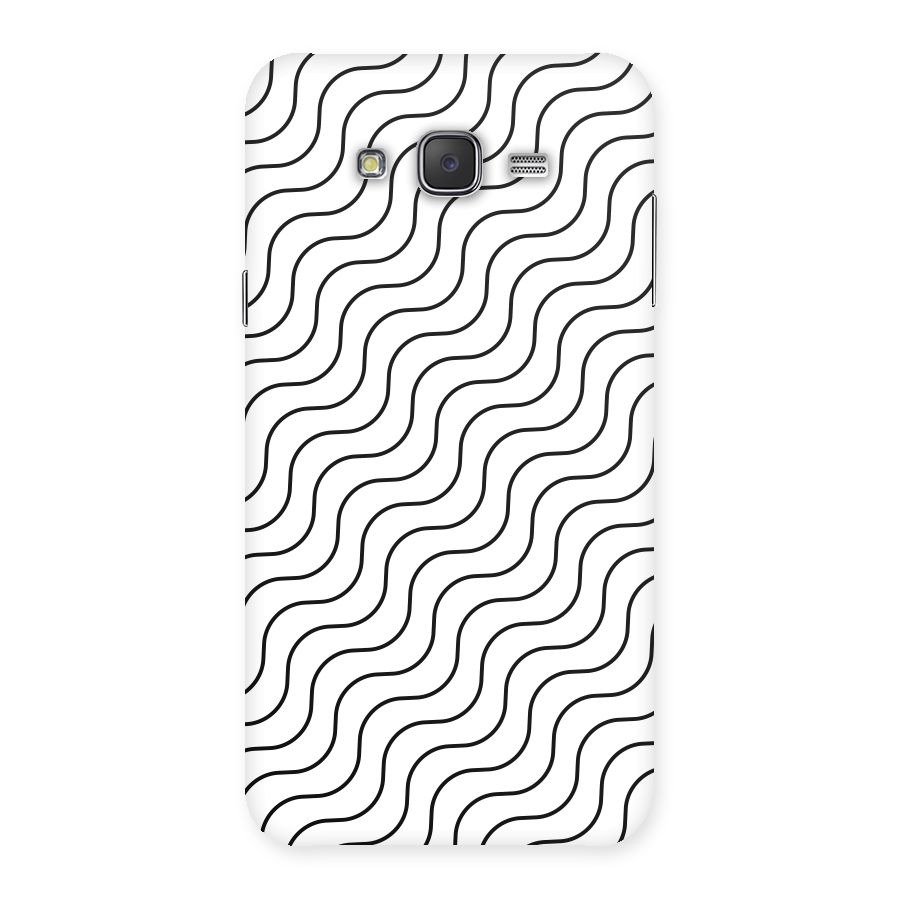 Wavy Pattern Back Case for Galaxy J7
