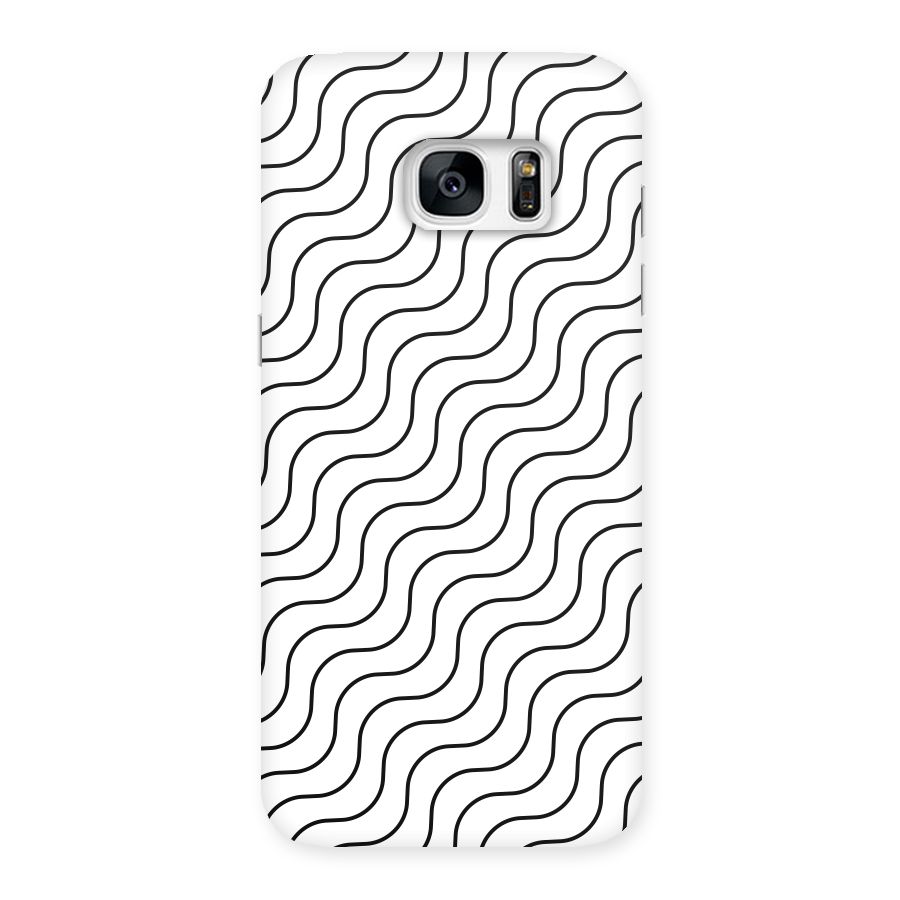 Wavy Pattern Back Case for Galaxy S7 Edge
