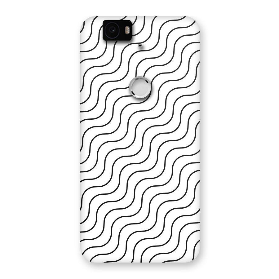 Wavy Pattern Back Case for Google Nexus-6P