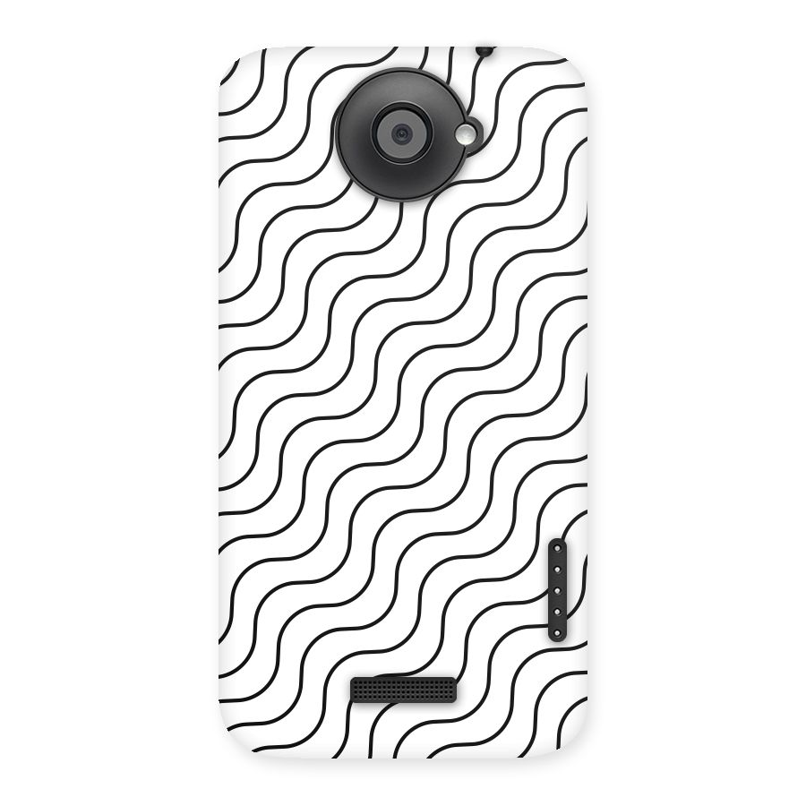 Wavy Pattern Back Case for HTC One X