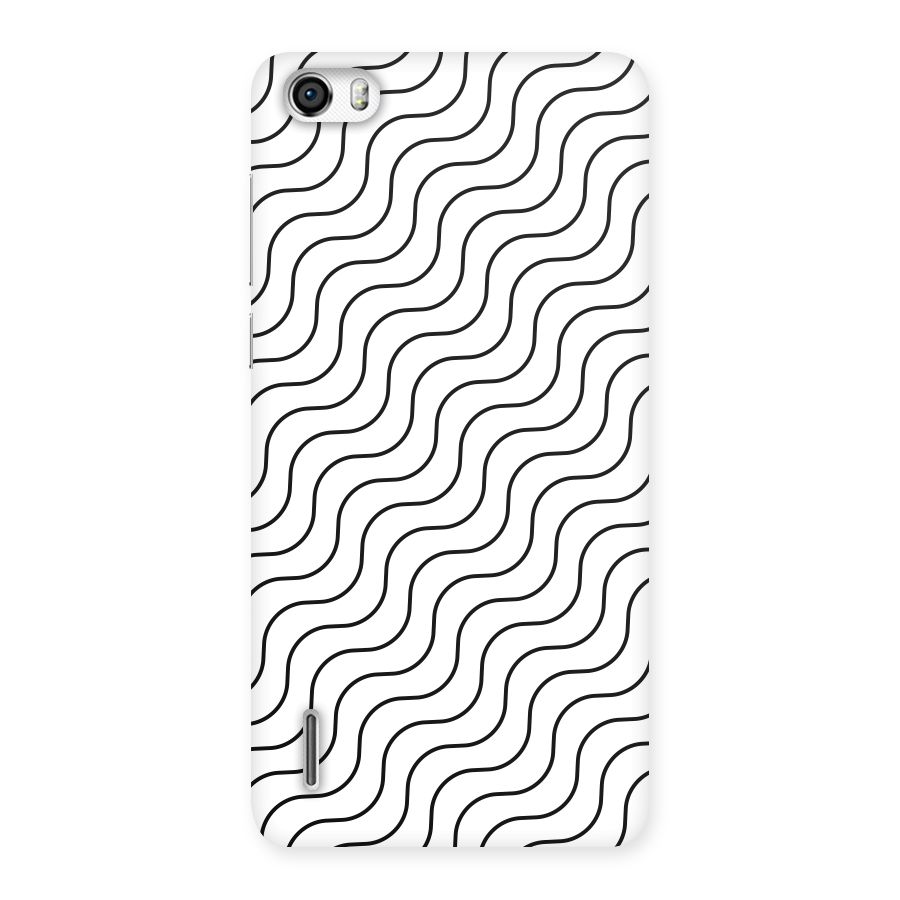 Wavy Pattern Back Case for Honor 6