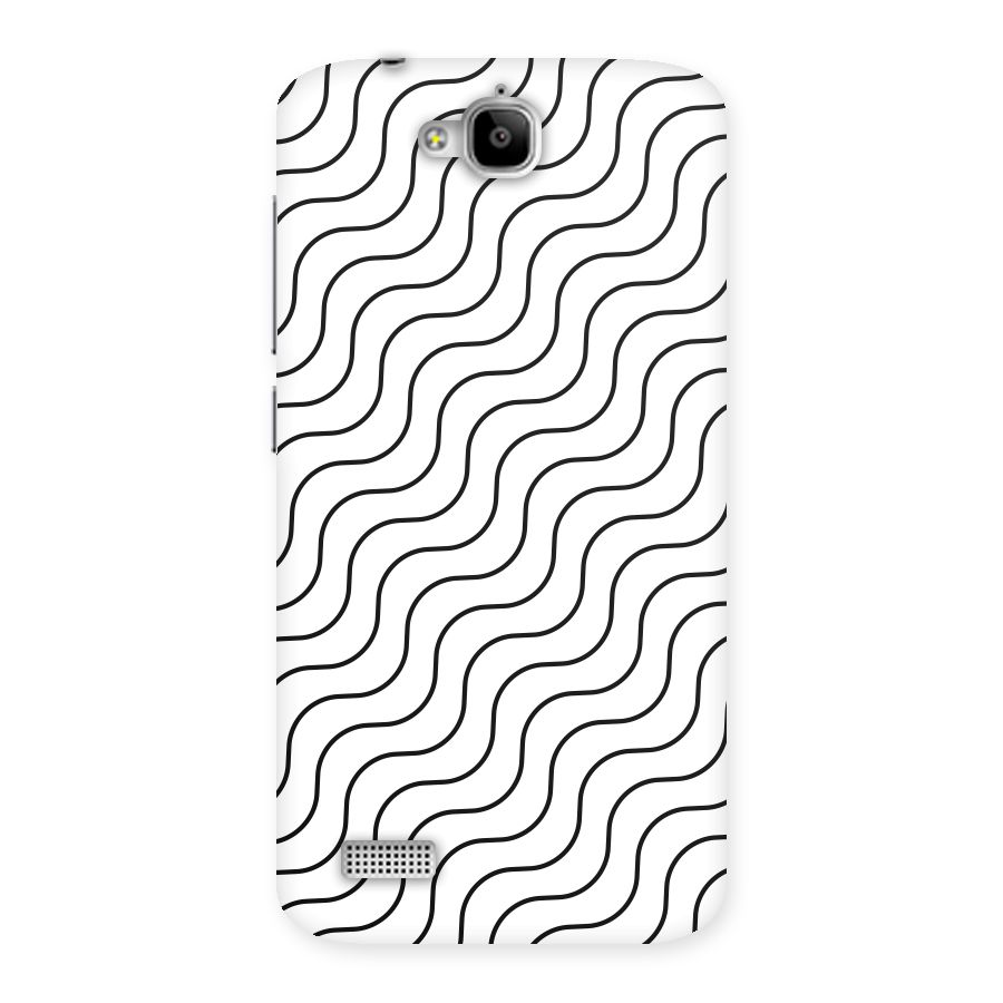 Wavy Pattern Back Case for Honor Holly