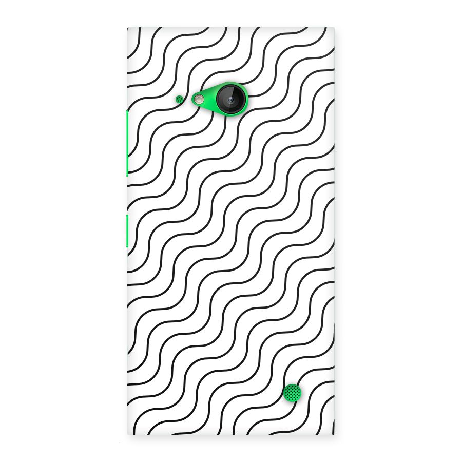 Wavy Pattern Back Case for Lumia 730