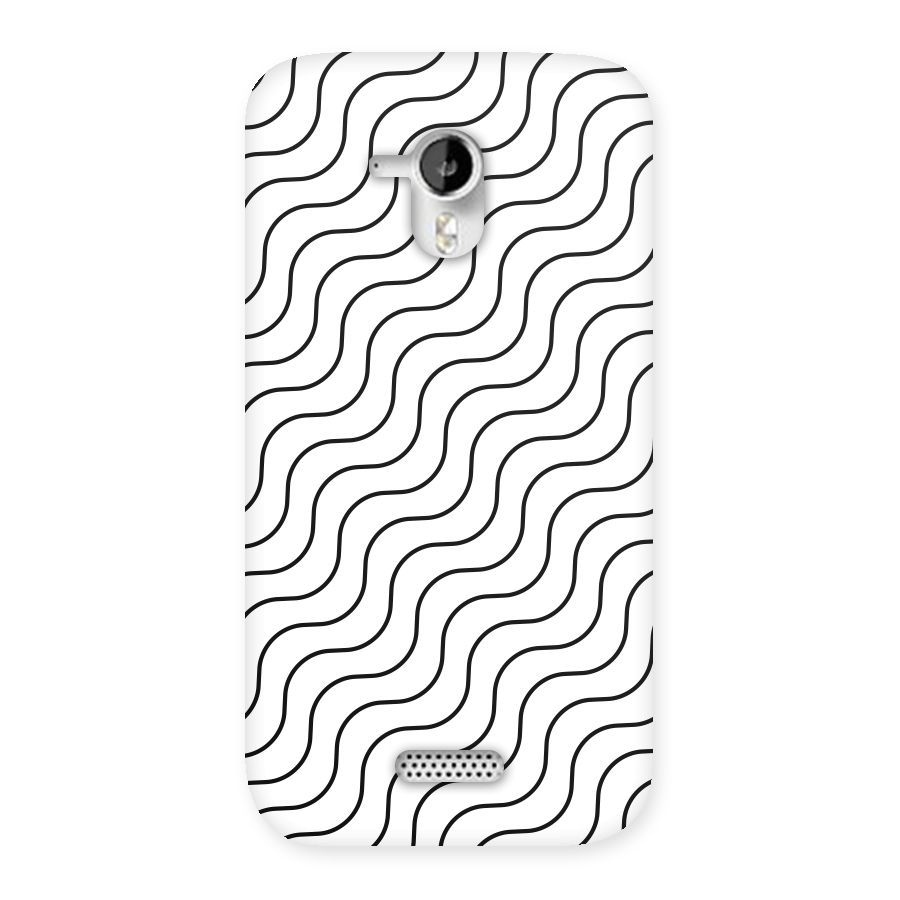 Wavy Pattern Back Case for Micromax Canvas HD A116