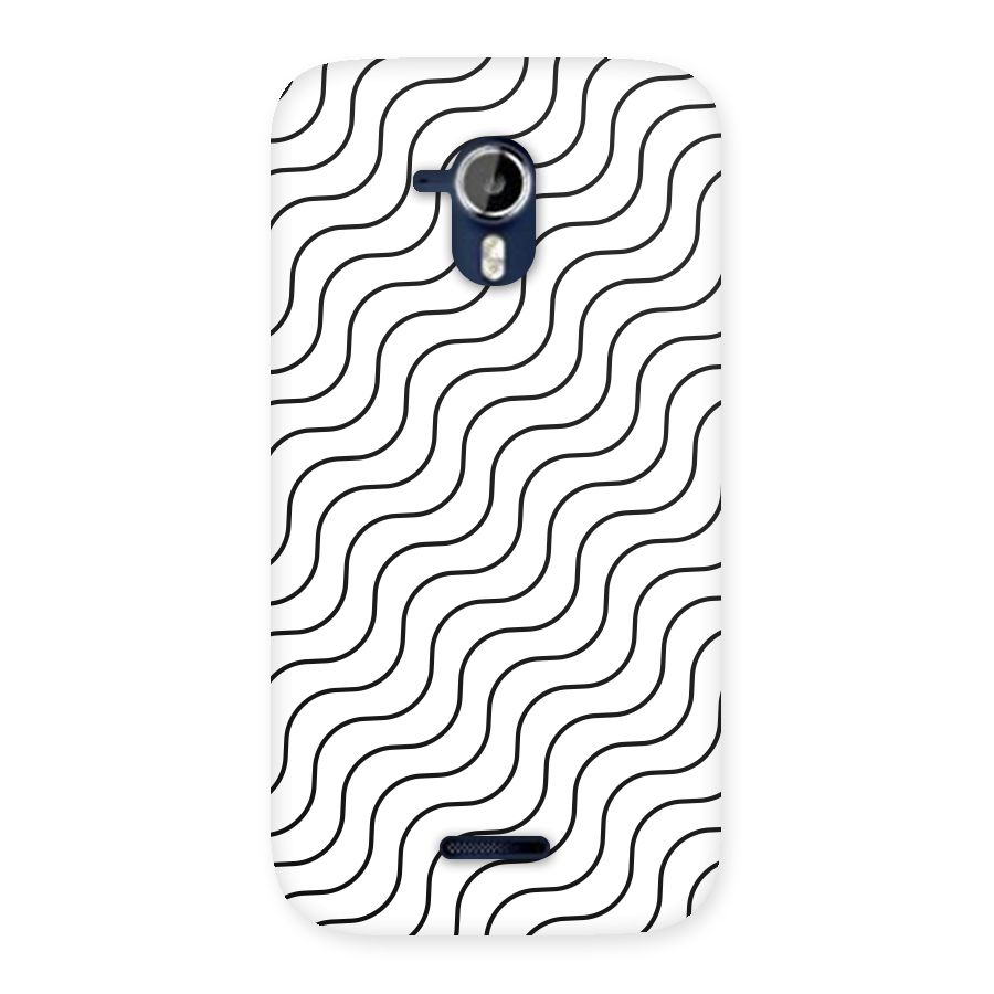 Wavy Pattern Back Case for Micromax Canvas Magnus A117