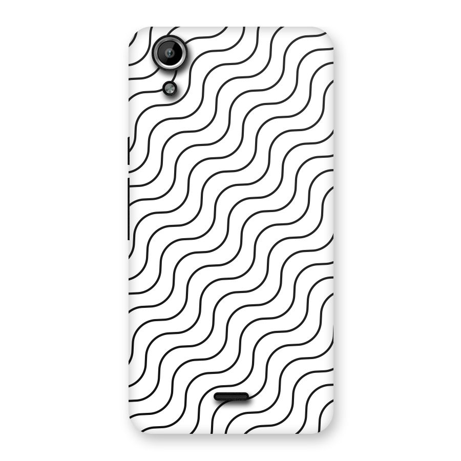 Wavy Pattern Back Case for Micromax Canvas Selfie Lens Q345