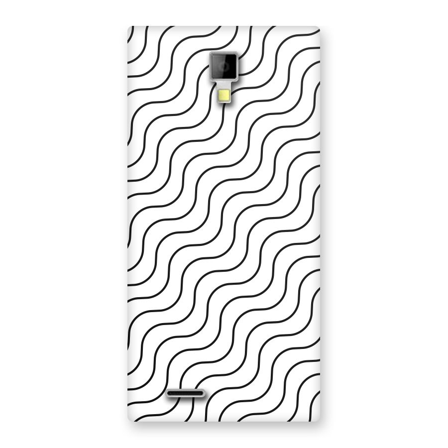 Wavy Pattern Back Case for Micromax Canvas Xpress A99