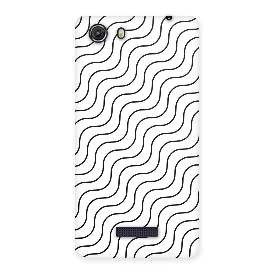 Wavy Pattern Back Case for Micromax Unite 3