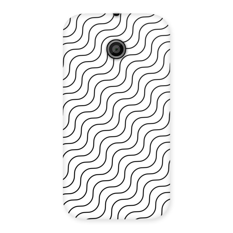 Wavy Pattern Back Case for Moto E